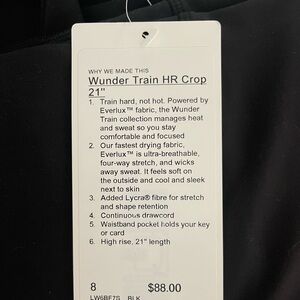 Lululemon Black Wunder Train leggings